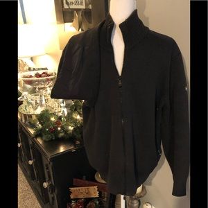 Men’s Victorinox Swiss Army grey cardigan size L